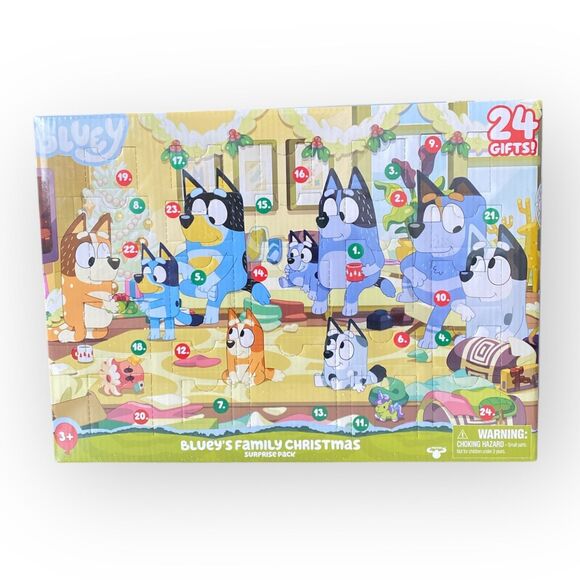 NEW DISNEY BLUEY Classic Christmas Surprise Advent Calendar Countdown Holiday - Picture 2 of 8
